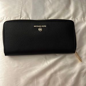 Large Black MK Wallet